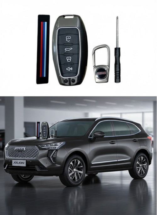 Haval H6 Premium Metal Key Shell Cover – Durable Zinc Alloy Protection